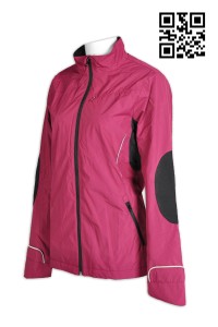 J573 ladies' windbreaker coat order women design overcoat supplier company